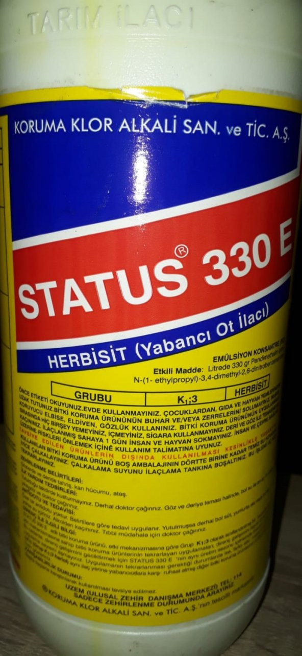 Status 330 E Tohum Seçici Yabancı Ot Kurutma İlacı 1 Lt