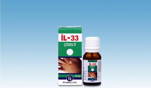 İL-33 SİĞİL İLACI 10 ML SOLÜSYON SKT:06/2022 - 2