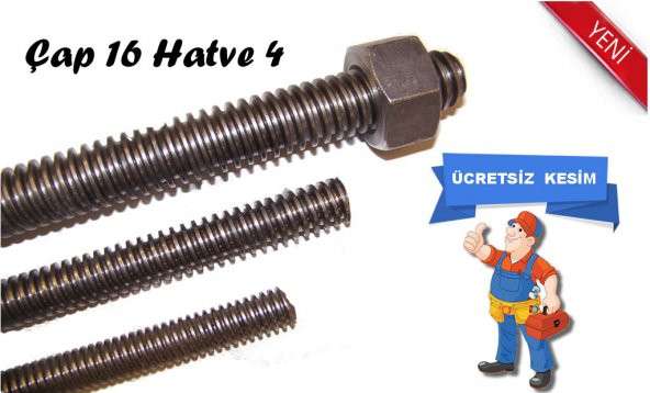 Trapez Mil 16mm Çap | 1 Adet = 1 Metre