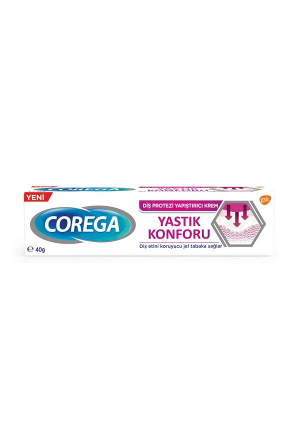 Corega Yapıştırıcı Krem 40gr Yastık Konforu