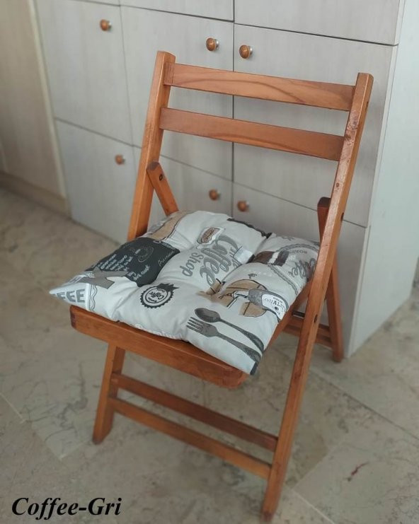 Desenli Puf Sandalye Minderi (SEÇENEKLİ) - 2