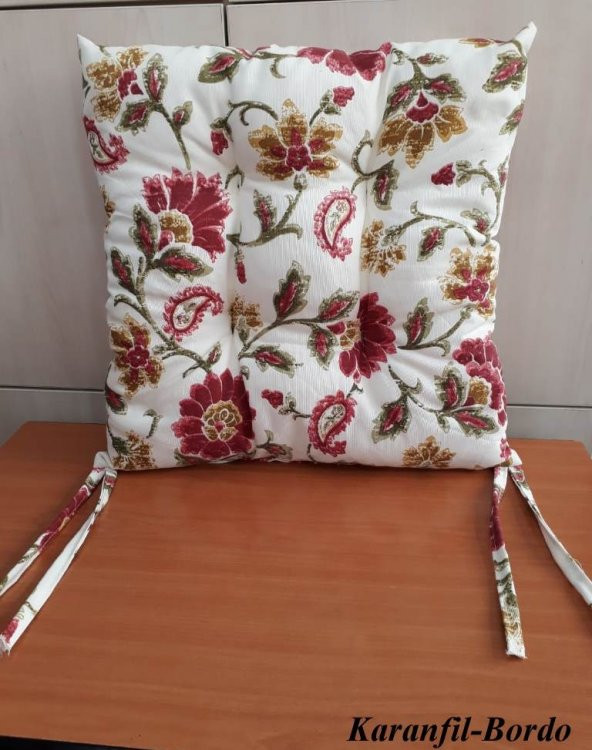 Desenli Puf Sandalye Minderi (SEÇENEKLİ) - 3