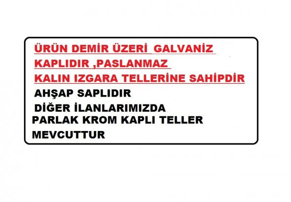 35 Cm Kalın Paslanmaz Tel Izgara Et Izgarası Mangal Teli - 3