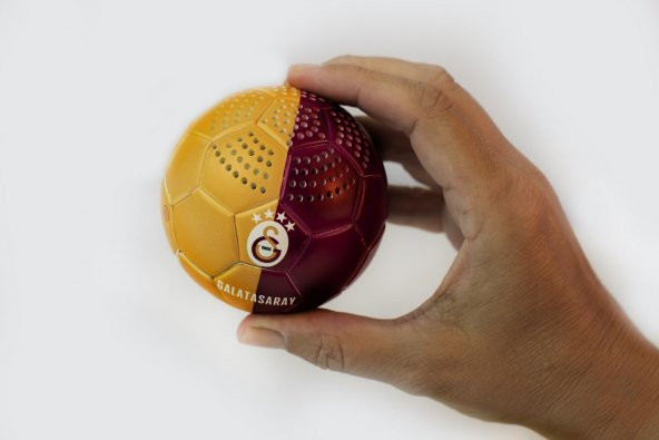 Galatasaray Lisanslı Küçük Futbol Topu Bluetooth Hoparlör Gs Cimbom Goal Doppler - 2