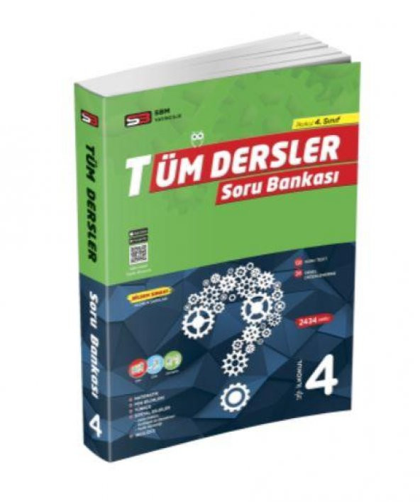 SBM Yayınları 4. Sınıf Tüm Dersler Soru Bankası BİLSEM 2020