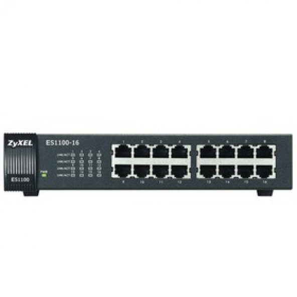Zyxel ES1100-16 16 Port Fast Ethernet Unmanaged Switch