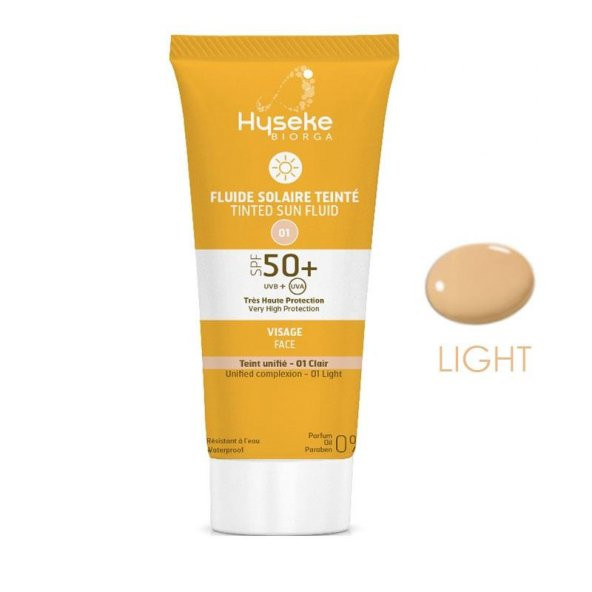 Hyseke Biorga Tinted Sun Fluid 01-Light SPF50+ 40ml