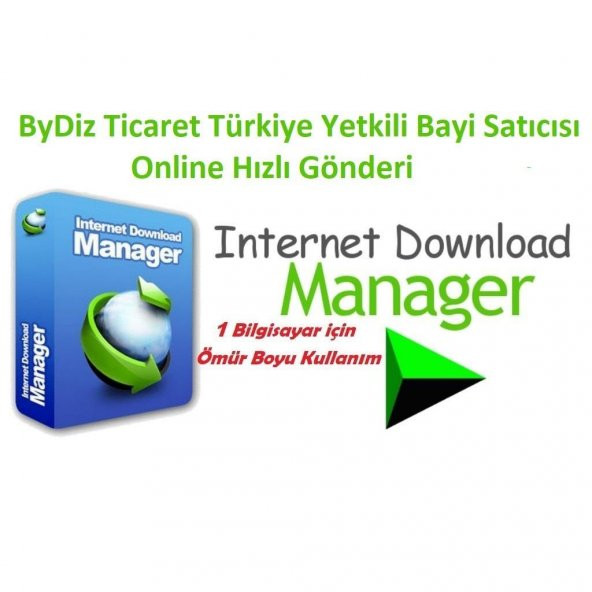 İDM İnternet Download Manager 1 Pc Ömü Boyu Orjinal Lisans