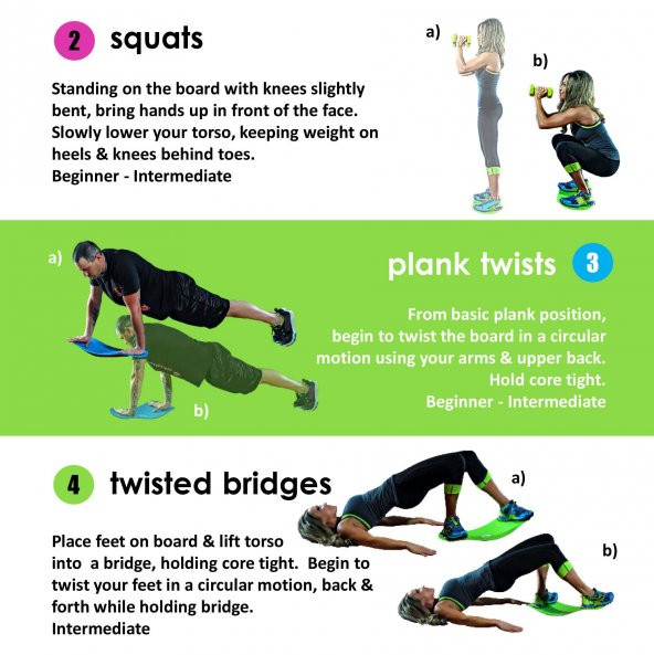 Fitness Sehpası Fit Board Step & Kardiyo Spor Çalışma Aleti - 9