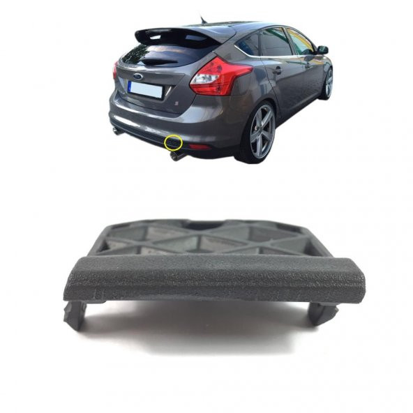 Ford Focus Arka Tampon Çeki Demir Kapağı Astarlı H.Back 2012/2015 - 2