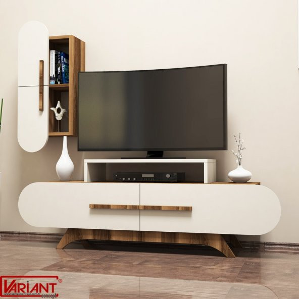 Variant Rose Duvar Raflı Tv Ünitesi - 2