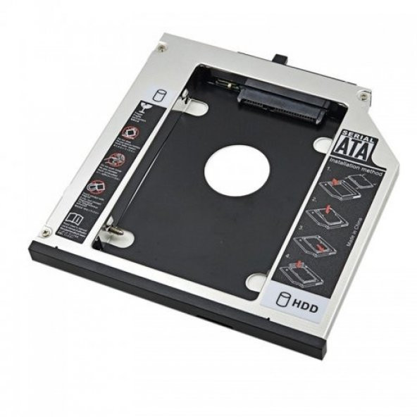 SSD CADDY 9.5 MM DVD TO SSD KIZAK 2 HDD BAĞLAMA - HDD CADDY 9.5M - 2