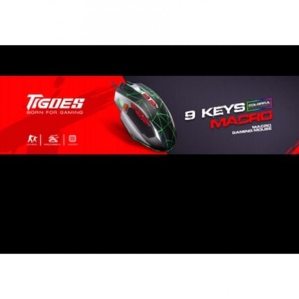 TİGOES 730 MACRO RGB PUBG ÖZEL MACRO OYUNCU MOUSE - 3