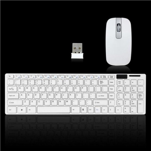 KABLOSUZ KLAVYE MOUSE SET PC VE SMART TV KLAVYESİ - 2
