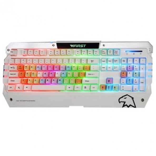 WFIRST X10 Gaming 104 Tuş LED Oyun Klavyesi Ps2- Usb led ışıklı - 1