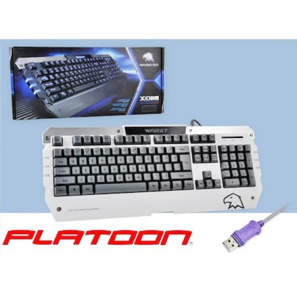 WFIRST X10 Gaming 104 Tuş LED Oyun Klavyesi Ps2- Usb led ışıklı - 7