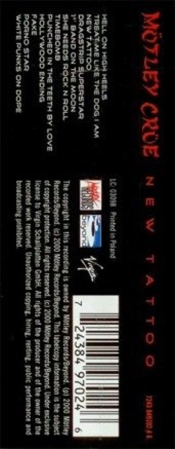 MÖTLEY CRÜE - NEW TATTOO (MC) (2000) - 2