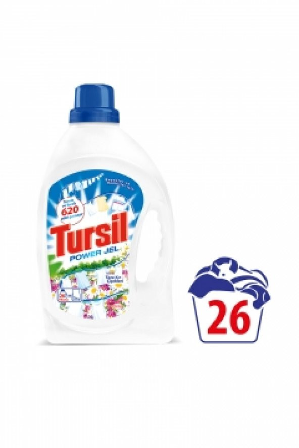 Tursil Power Jel Taze Kır Çiçekleri 24 Yıkama 1820 ml