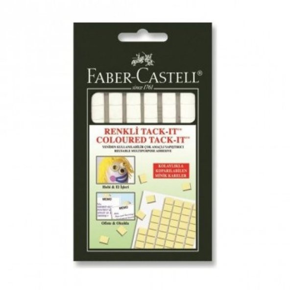 Faber-Castell Tack-İt Yapıştırıcı Beyaz Renk 50 Gr