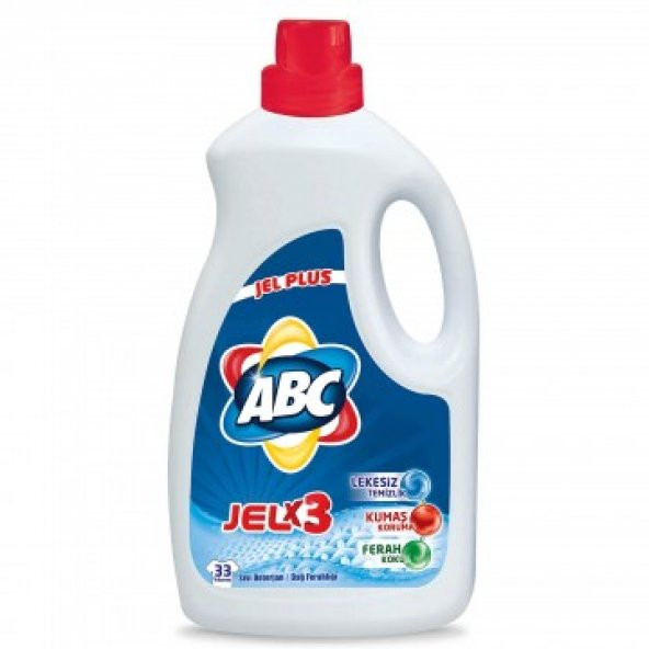 ABC Jel Plus Sıvı Çamaşır Deterjanı Dağ Ferahlığı 33 Yıkama 2145 ml