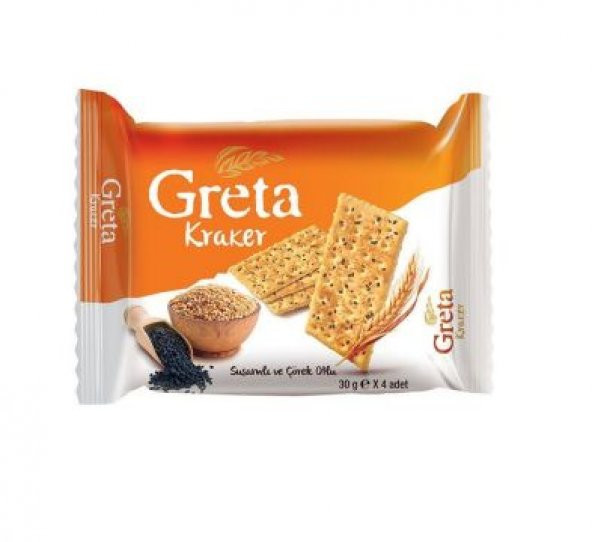 Şölen Greta Kraker Çörek Otlu ve Susamlı 120 Gr