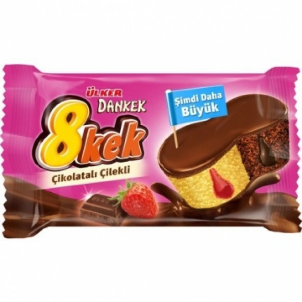 Ülker Dankek 8Kek Çikolatalı Çilekli 55 gr