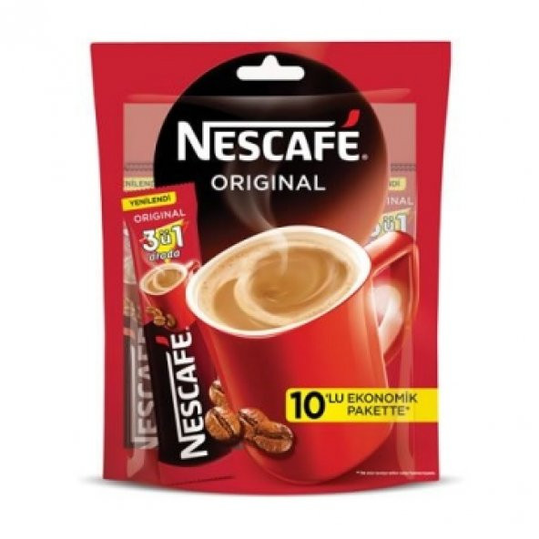 Nescafe 3 ü 1 Arada 10 Adet