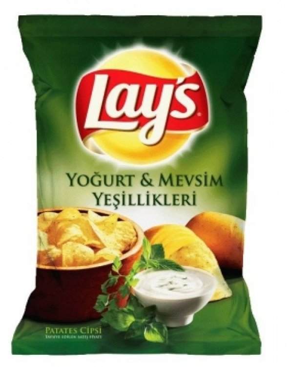 Lay's Yoğurt Ve Mevsim Yeşillikleri Çeşnili 109 Gr