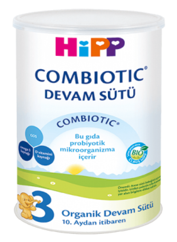 Hipp 3 organik Combiotic Devam Sütü 350 gr