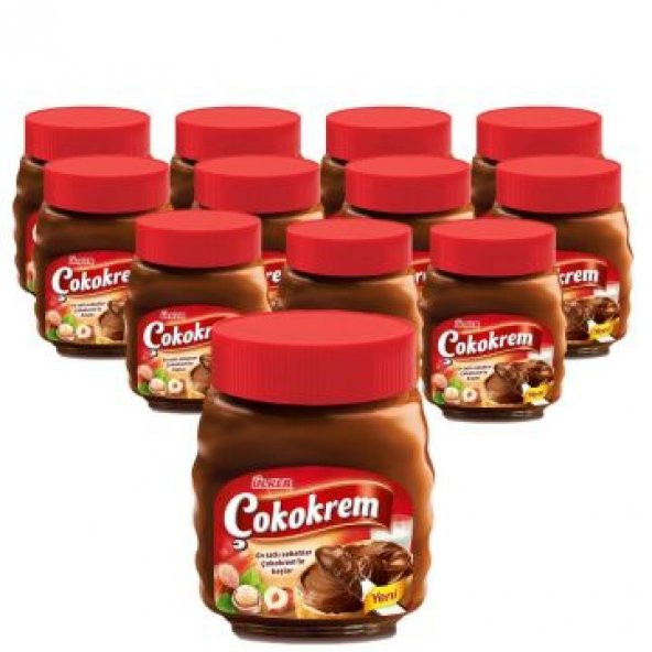 Ülker Çokokrem Cam Kavanoz 350 gr x 12 Adet - 1