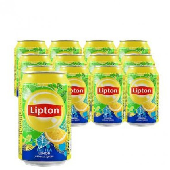 Lipton Ice Tea Limon 330 ml x 12 Adet - 1