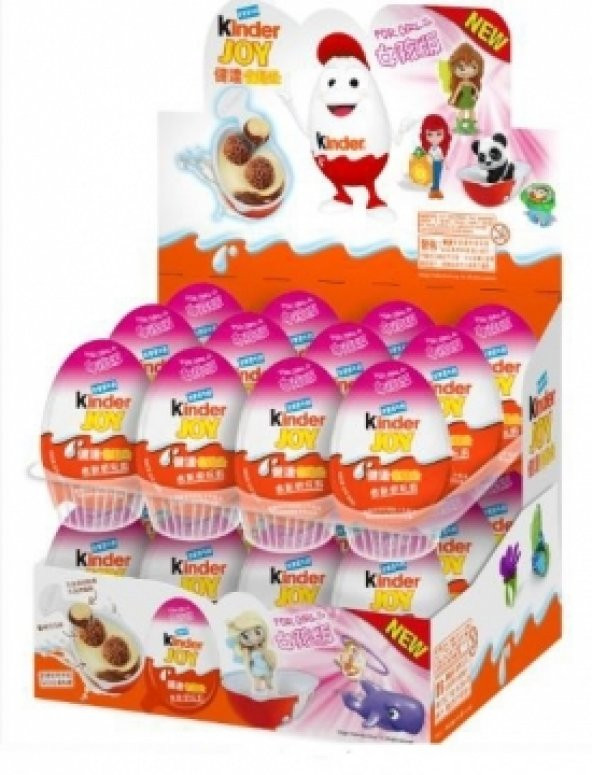 Kinder Joy Supriz Yumurta Kızlara Özel 24 Adet