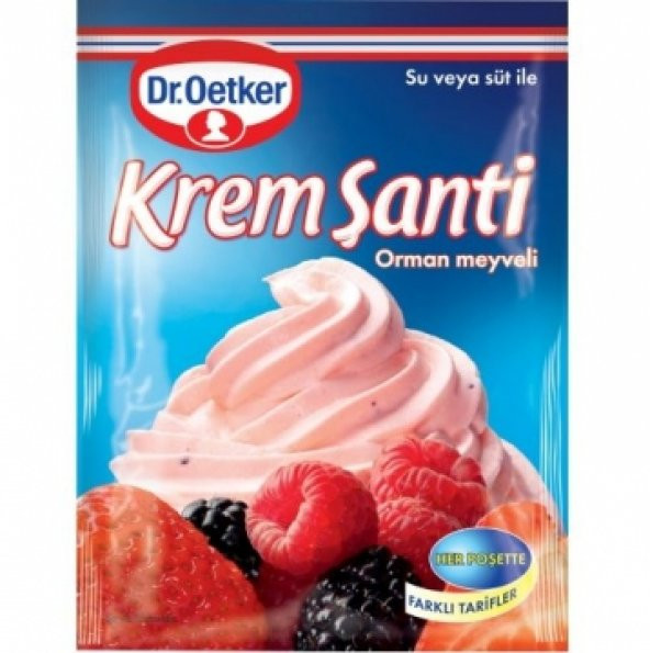 Dr.Oetker Krem Şanti Orman Meyveli 75 Gr