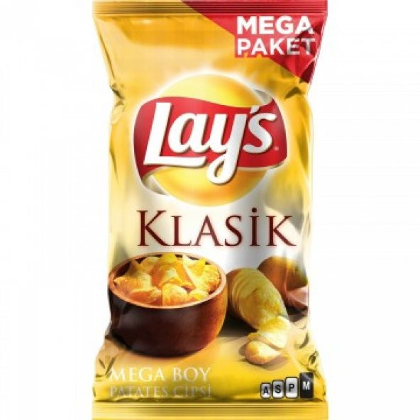 Lays Klasik Patates Cipsi Mega Boy 193 Gr