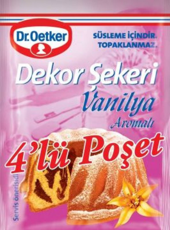 Dr.Oetker Dekor Şekeri Vanilya Aromalı 40 gr
