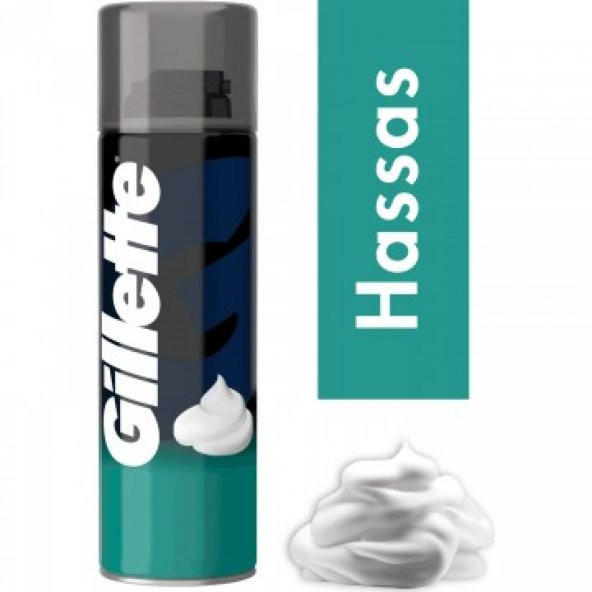 Gillette Tıraş Köpüğü Hassas 200 ml