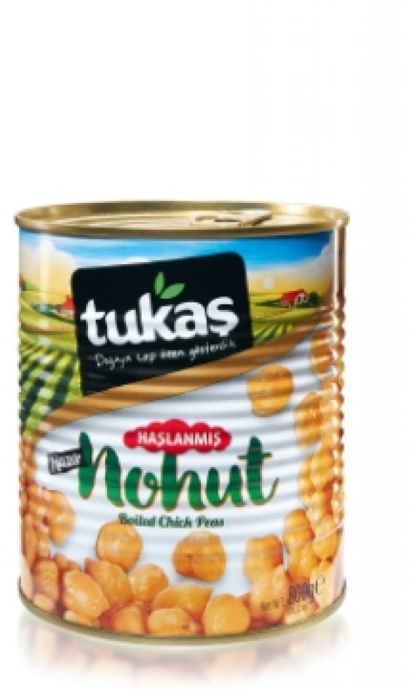 Tukaş Haşlanmış Nohut 800 gr