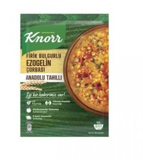 Knorr Yöresel Firikli Ezogelin Çorbası 98 Gr