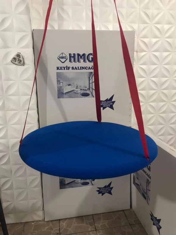 YUVARLAK (BÜYÜK BOY 85.cm) HMG YUVARLAK KEYİF SALINCAK ŞOK FİYATA - 4
