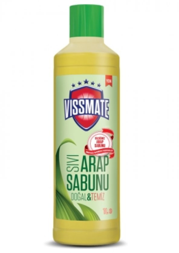 Vissmate Sıvı Arap Sabunu Doğal & Temiz 1 lt