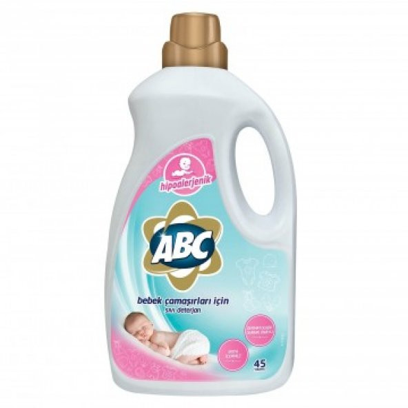 ABC Bebek Sıvı Çamaşır Deterjanı 45 Yıkama 2700 Ml