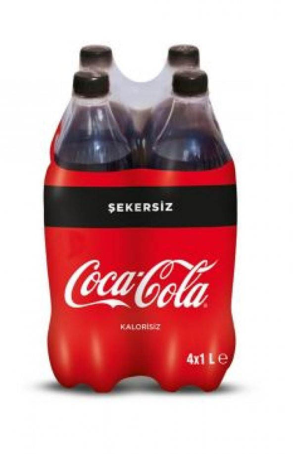 Coca-Cola Şekersiz 1 Lt x 4 Adet