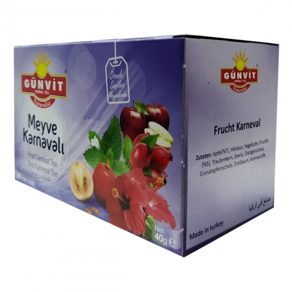 Günvit Meyve Karnavalı Karışık Bitki Çayı 20 Süzen Poşet - 2