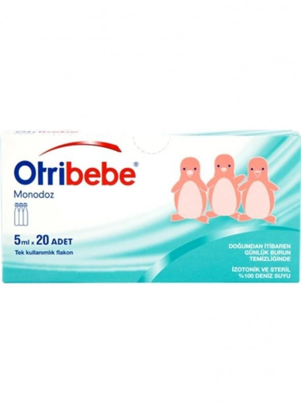 Otribebe Monodoz Steril (Deniz Suyu) 20 Flakon