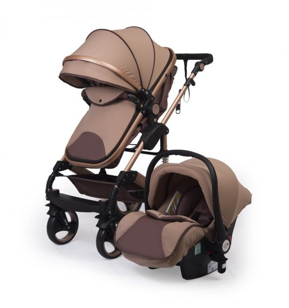 Lava Baby Barchetta Travel Sistem Bebek Arabası - Gold (Portbebe