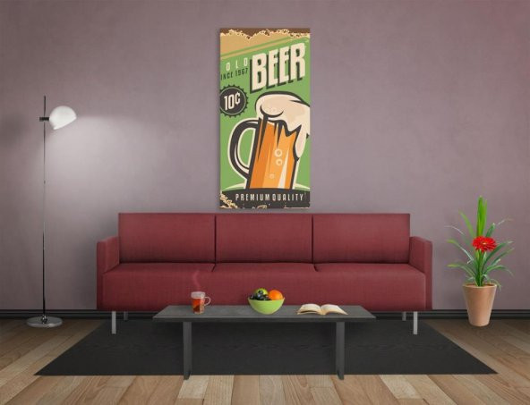 Bira Reklam Afişi Tablosu - 2