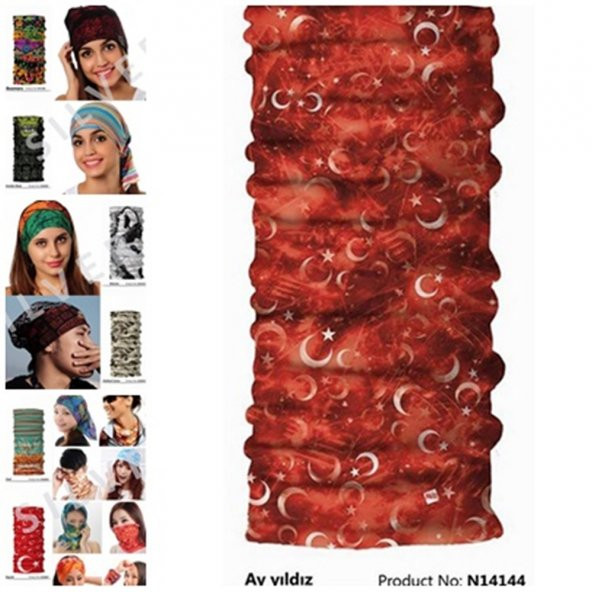 Narr Buff Bandana Ayyıldız -Çok Fonksiyonlu - 2