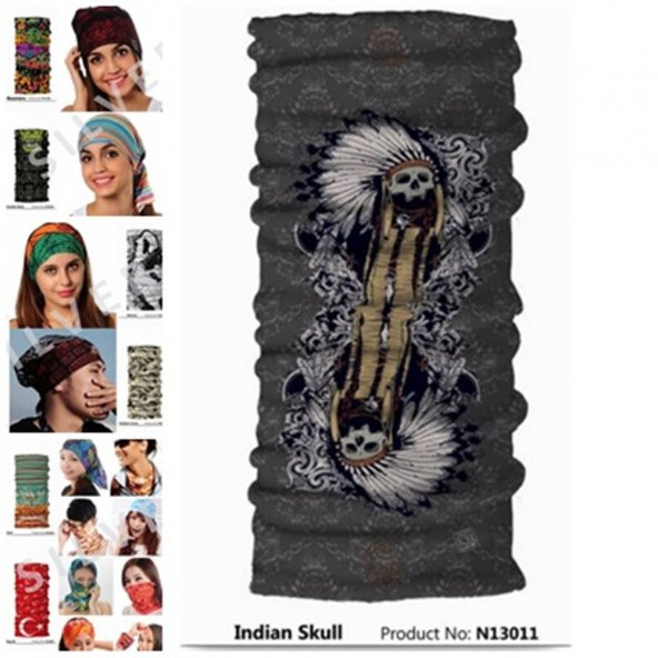 Narr Buff Bandana ındian Skull -Çok Fonksiyonlu - 2