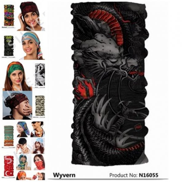 Narr Buff Bandana Wyvern -Çok Fonksiyonlu - 2