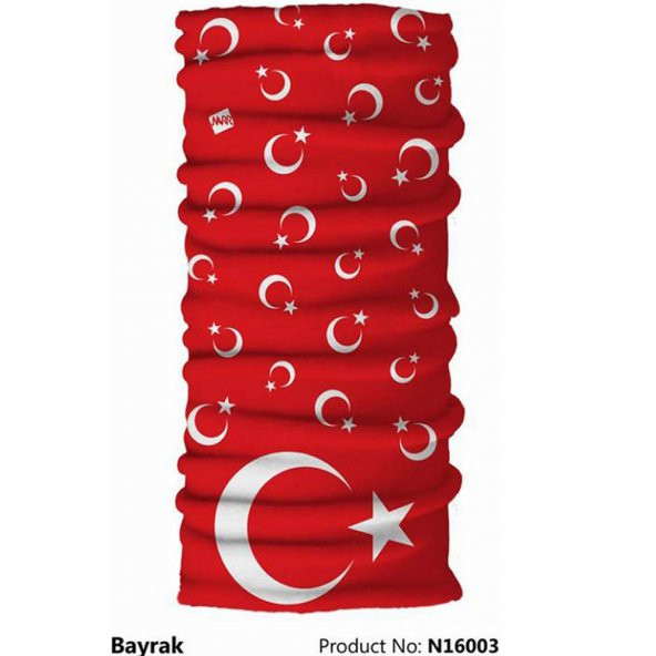 Narr Buff Bandana Bayrak -Çok Fonksiyonlu